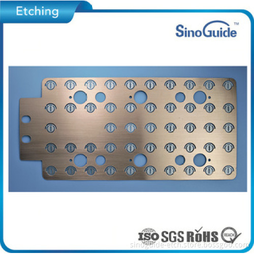 High Precision Metal Etch Services Nickel Brass Copper Battery Busbar